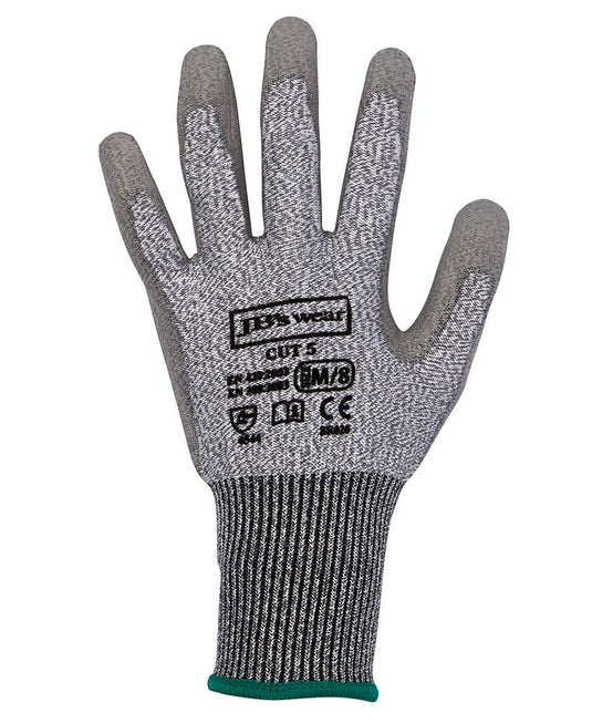 Wholesale 8R020 JB's PU BREATHABLE CUT 5 GLOVES (12 PK) Printed or Blank