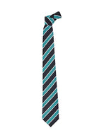 Wholesale 99103 BizCorporates Mens Wide Contrast Stripe Tie Printed or Blank