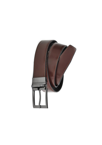 Wholesale 99300 Biz Corporates Mens Leather Reversible Belt Printed or Blank