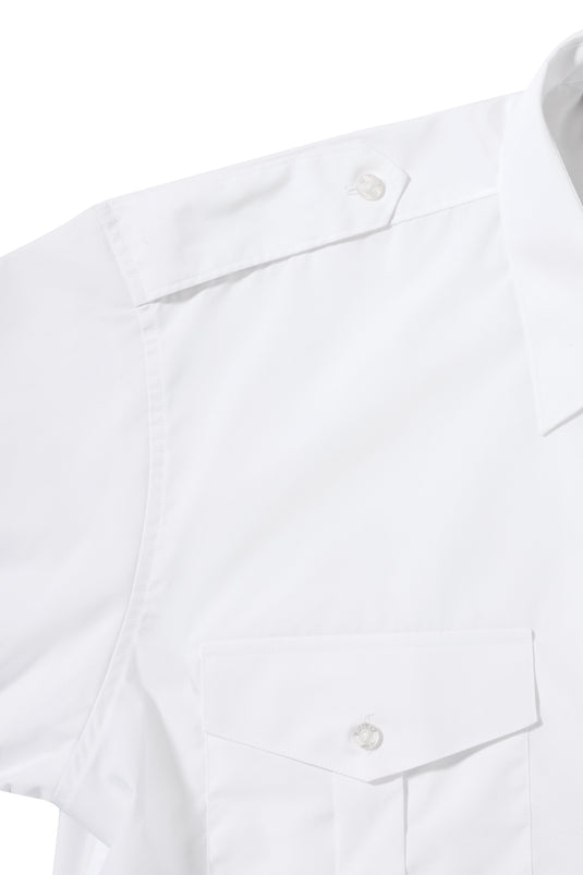 Wholesale B71526 Bisley Epaulette Shirt - Short Sleeve Printed or Blank