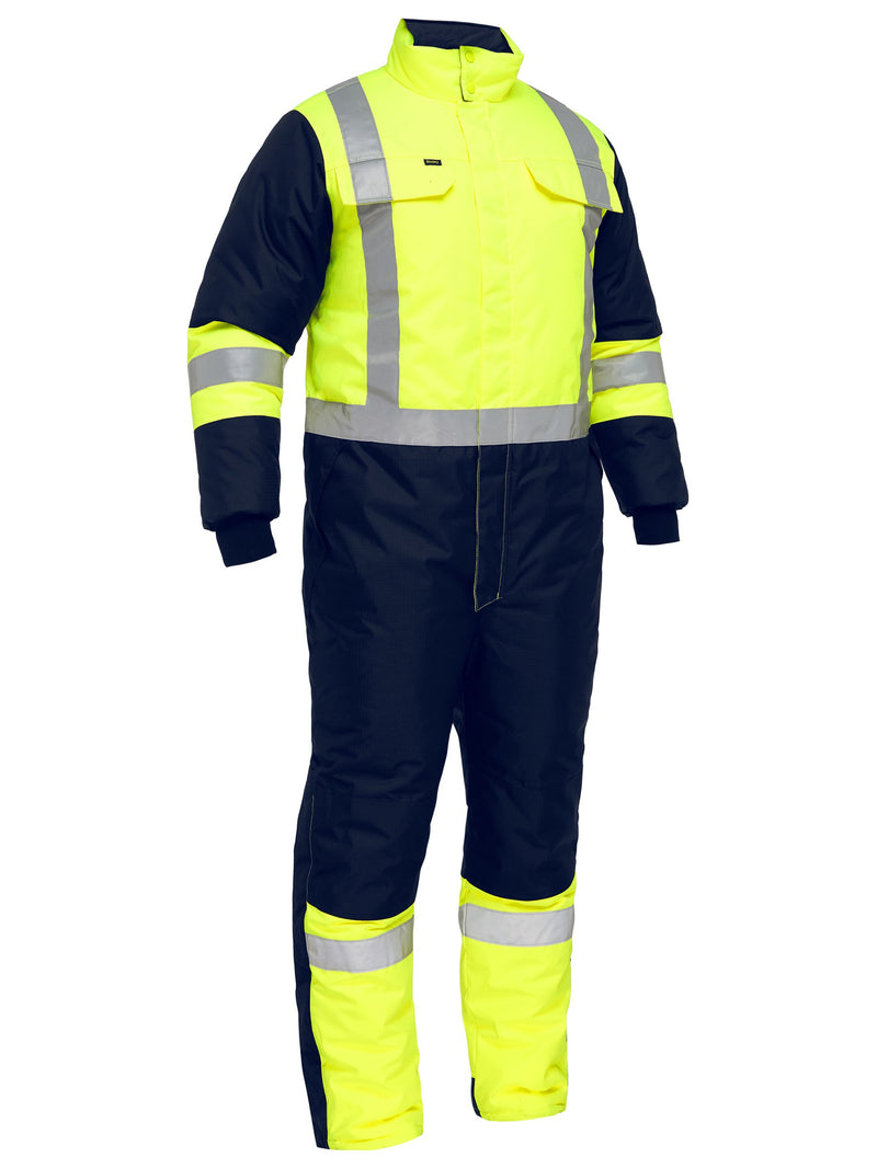 Load image into Gallery viewer, Wholesale BC6453T Bisley X Taped Two Tone Hi Vis Freezer Coverall - Stout Printed or Blank
