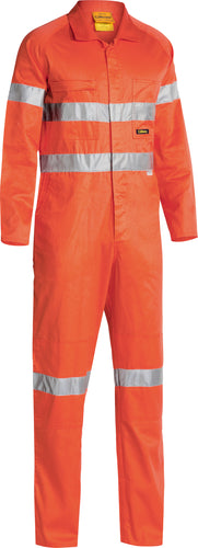 Wholesale BC6718TW Bisley Hi Vis Lightweight Overalls 3M Reflective Tape - Long Printed or Blank