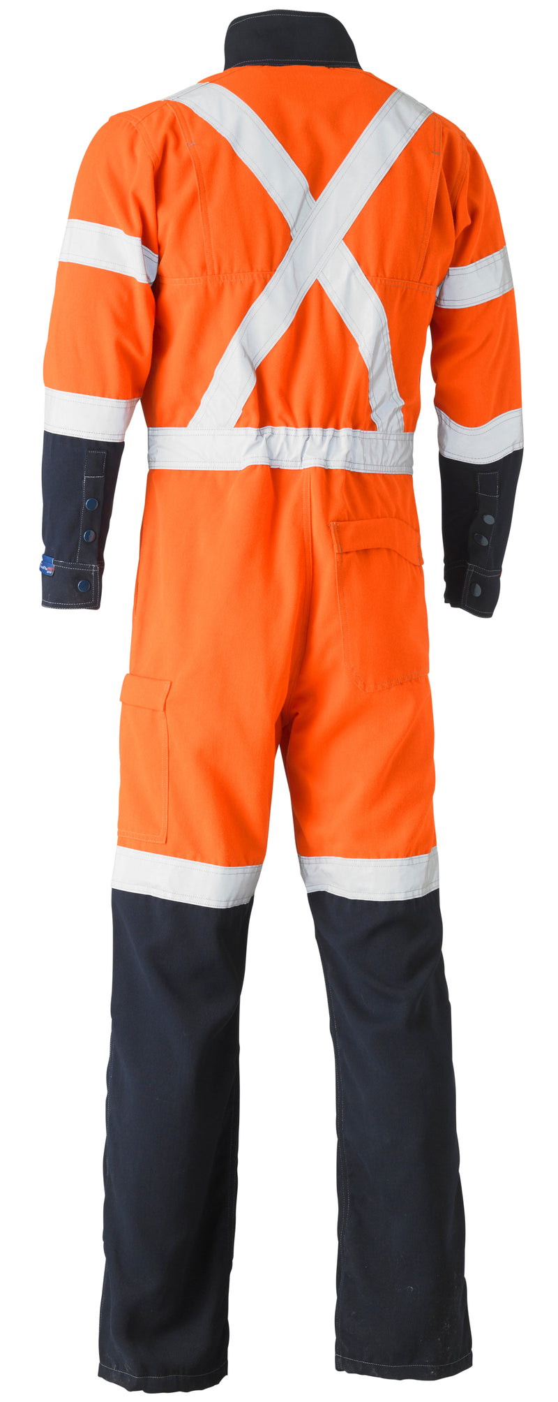 Load image into Gallery viewer, Wholesale BC8393XT Bisley Tencate Tecasafe® Plus 700 X Taped Hi Vis TTMC-W FR Vented Coverall - Regular Printed or Blank
