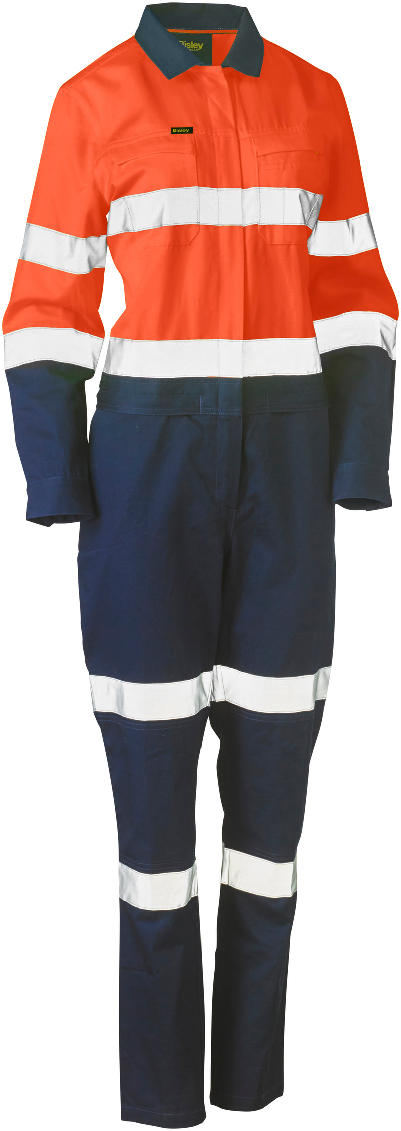 Load image into Gallery viewer, Wholesale BCL6066T Bisley Womens Taped Hi Vis Cotton Drill Overalls Printed or Blank
