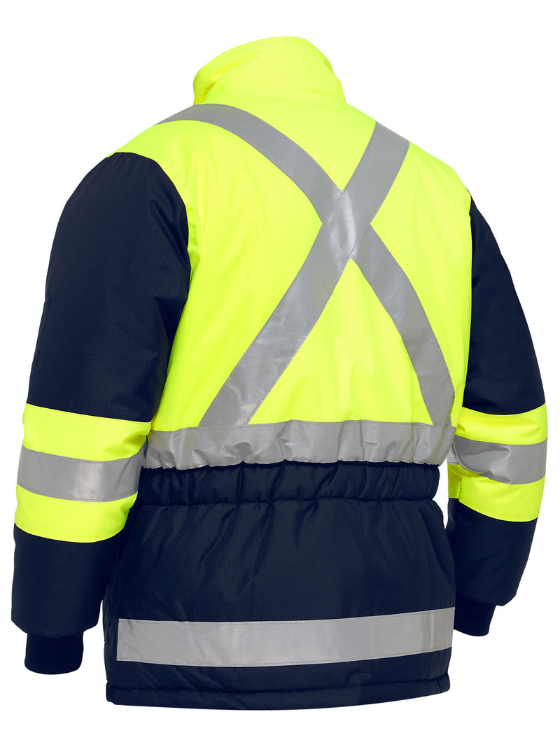 Load image into Gallery viewer, Wholesale BJ6450T BISLEY X TAPED TWO TONE HI VIS FREEZER JACKET Printed or Blank
