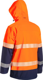 Wholesale BJ6934T Bisley Taped Two Tone Hi Vis Ripstop Softshell Jacket Printed or Blank