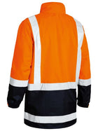 Wholesale BJ6966T Bisley Two Tone Taped Hi Vis Rain Shell Jacket Printed or Blank