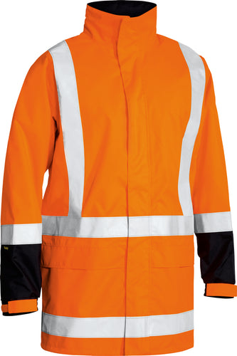 Wholesale BJ6967T Bisley TTMC-W Taped Hi Vis Rain Shell Jacket Printed or Blank