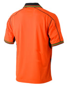 Wholesale BK1219 Bisley Two Tone Hi Vis Polyester Mesh Short Sleeve Polo Shirt Printed or Blank