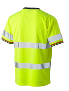 Wholesale BK1220T Bisley Taped Hi Vis Polyester Mesh Short Sleeve T-Shirt Printed or Blank