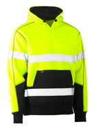 Wholesale BK6619T Bisley Taped Hi Vis Two Tone Fleece Pullover Hoodie Printed or Blank