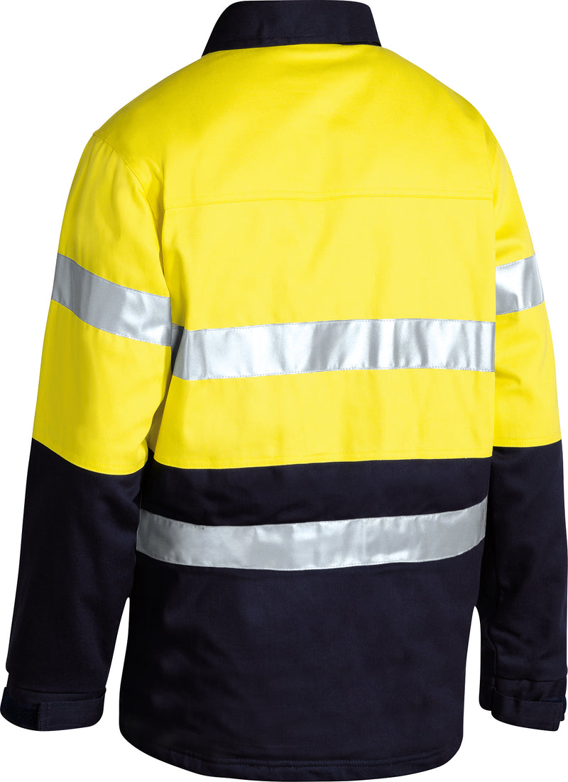 Load image into Gallery viewer, Wholesale BK6710T Bisley 2 Tone Hi Vis Drill Jacket 3M Reflective Tape Printed or Blank
