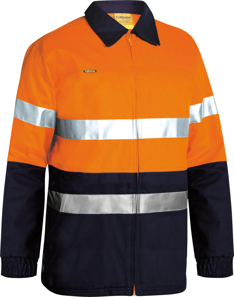 Load image into Gallery viewer, Wholesale BK6710T Bisley 2 Tone Hi Vis Drill Jacket 3M Reflective Tape Printed or Blank
