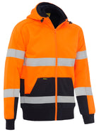 Wholesale BK6988T Bisley Taped Hi Vis Fleece Hoodie With Sherpa Lining Printed or Blank
