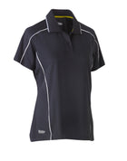 Wholesale BKL1425 Bisley Womens Cool Mesh Polo Shirt Printed or Blank