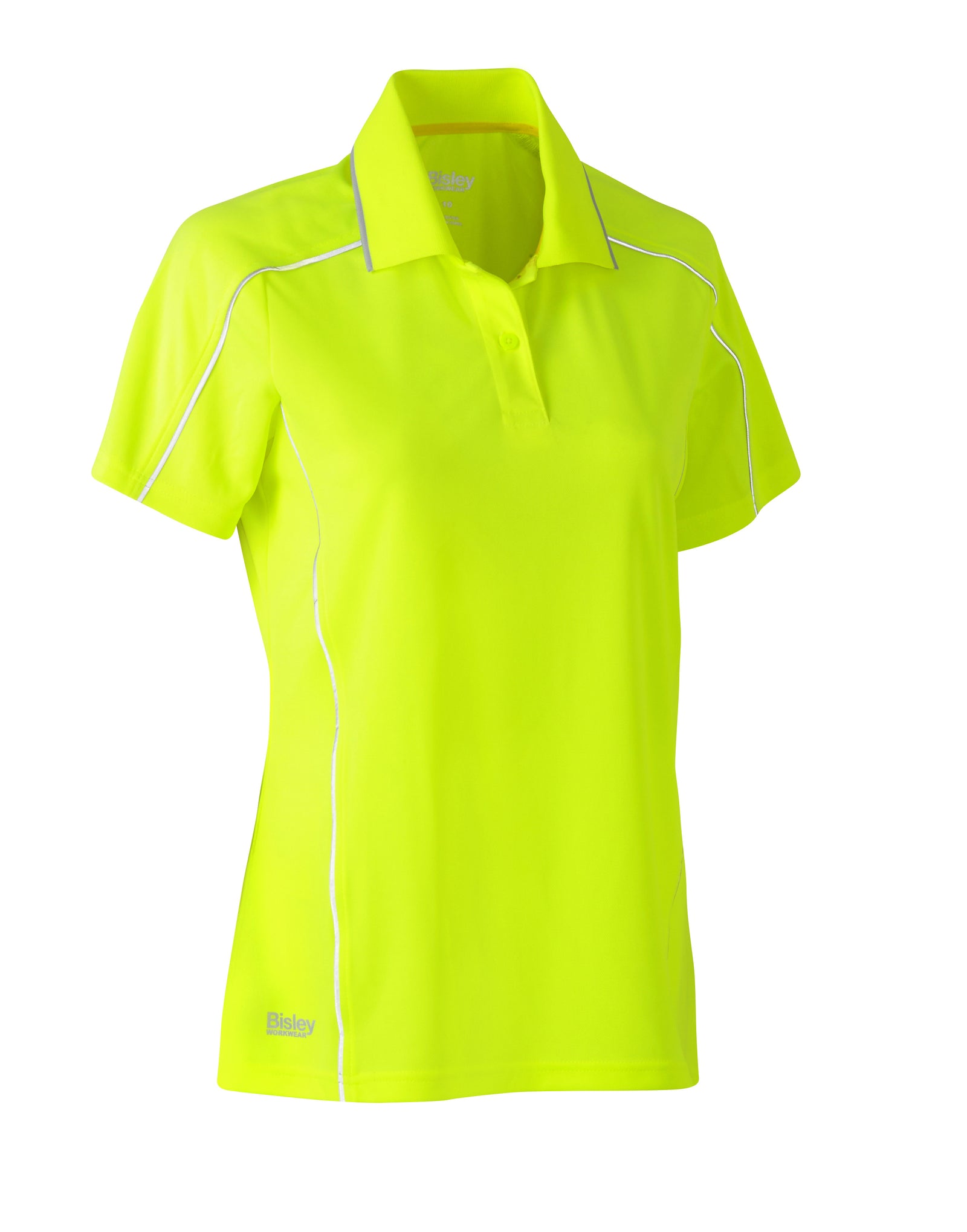 Wholesale BKL1425 Bisley Womens Cool Mesh Polo Shirt Printed or Blank