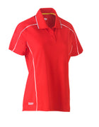 Wholesale BKL1425 Bisley Womens Cool Mesh Polo Shirt Printed or Blank
