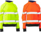 Wholesale BKL6818T Bisley Womens Taped Hi Vis Fleece Jumper Printed or Blank