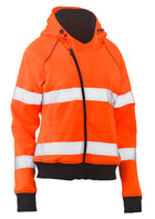 Wholesale BKL6819T Bisley Womens Taped Hi Vis Fleece Hoodie Printed or Blank