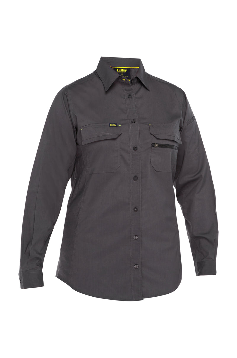 Load image into Gallery viewer, BL6490 Bisley Womens X Airflow™ Stretch Airflow Ripstop Shirt
