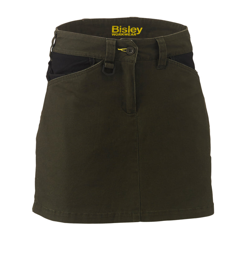 Load image into Gallery viewer, Wholesale BLS1024 Bisley Womens Flex &amp; Move™ Stretch Cotton Skort Printed or Blank

