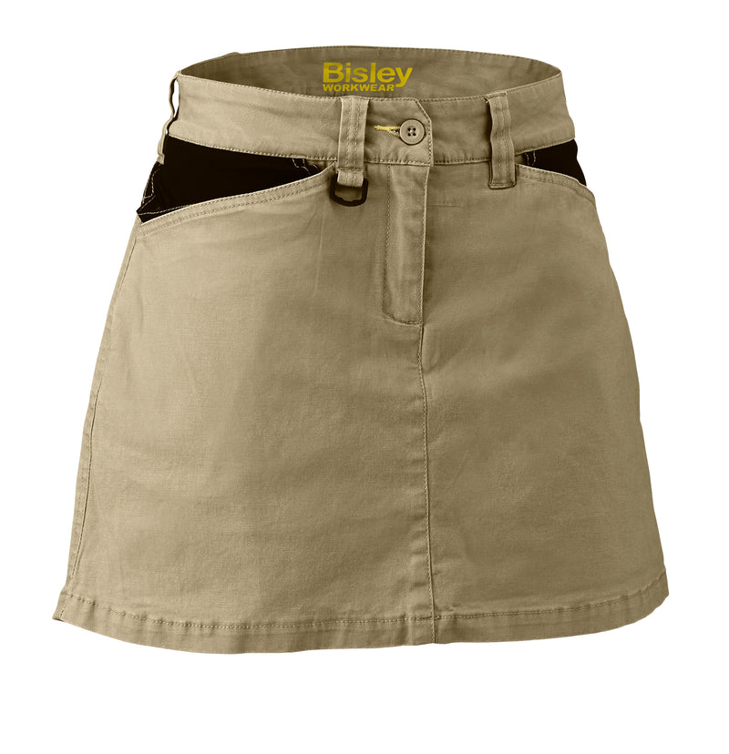 Load image into Gallery viewer, Wholesale BLS1024 Bisley Womens Flex &amp; Move™ Stretch Cotton Skort Printed or Blank

