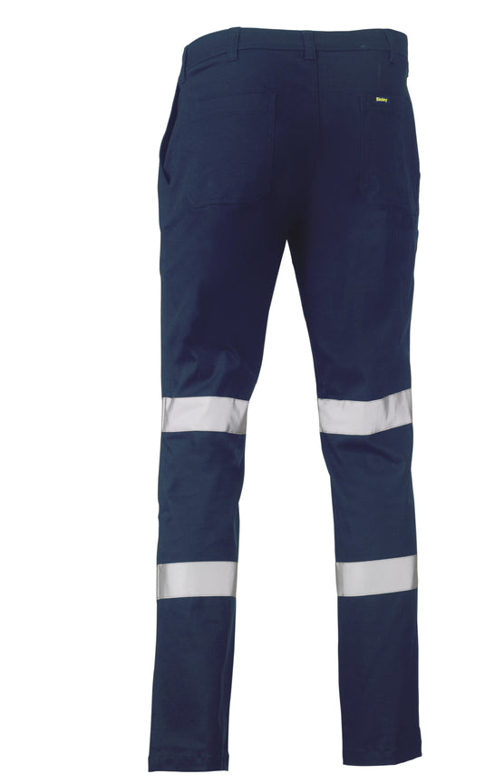 Wholesale BP6008T Bisley Taped Biomotion Stretch Cotton Drill Work Pants - Stout Printed or Blank