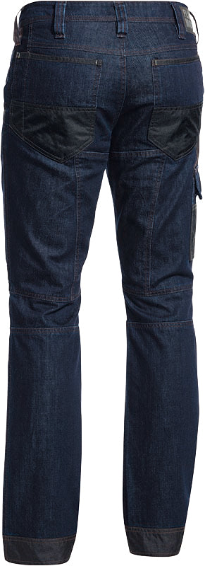 Load image into Gallery viewer, Wholesale BP6135 Bisley Flex &amp; Move™ Denim Jean Stout Printed or Blank

