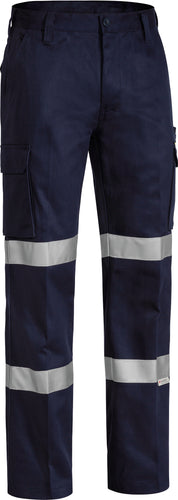Wholesale BPC6003T Bisley 3M Double Taped Cotton Drill Cargo Pant - Stout Printed or Blank