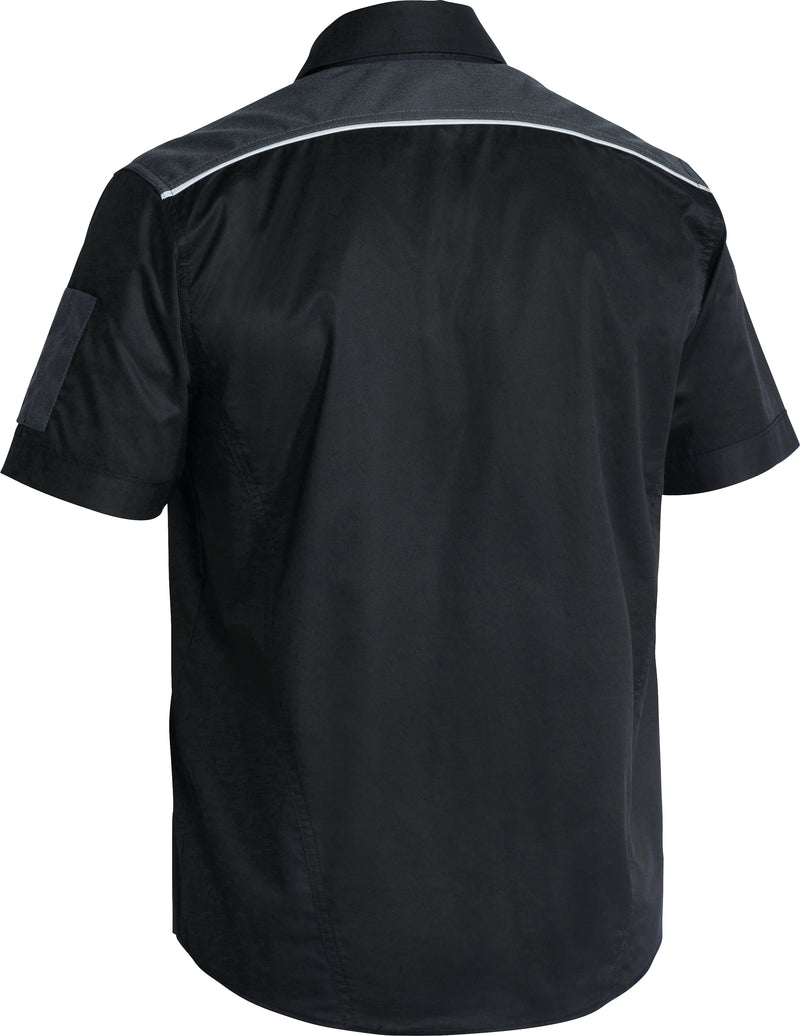Load image into Gallery viewer, Wholesale BS1133 Bisley Flex &amp; Move™ Mechanical Stretch Shirt - Short Sleeve Printed or Blank

