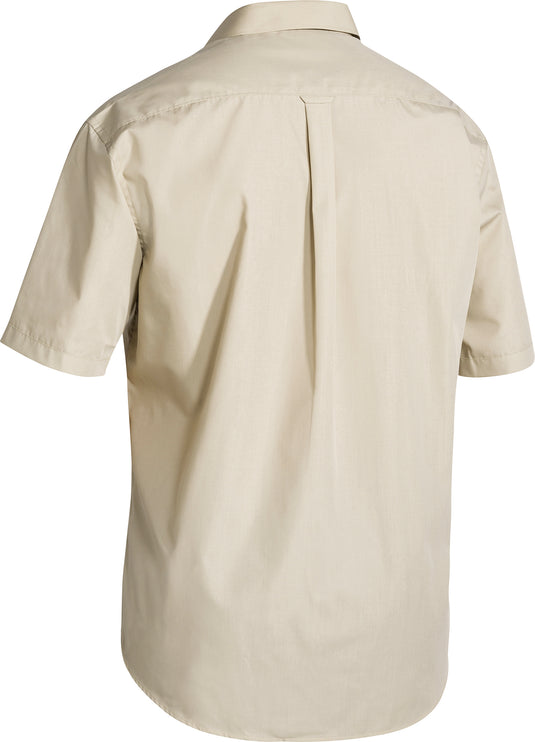 Wholesale BS1526 Bisley Permanent Press Shirt - Short Sleeve Printed or Blank