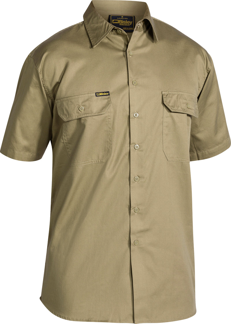 Load image into Gallery viewer, Wholesale BS1893 Bisley Cool Lightweight Drill Shirt - Short Sleeve Printed or Blank
