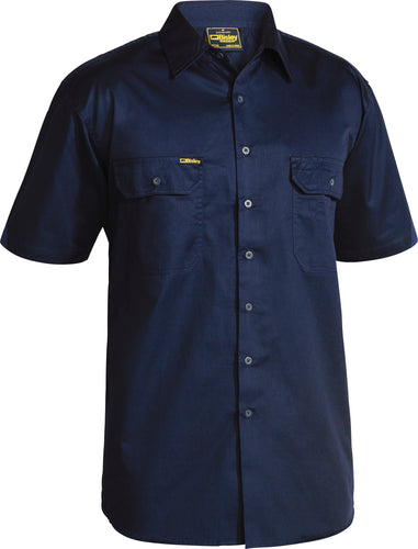 Wholesale BS1893 Bisley Cool Lightweight Drill Shirt - Short Sleeve Printed or Blank
