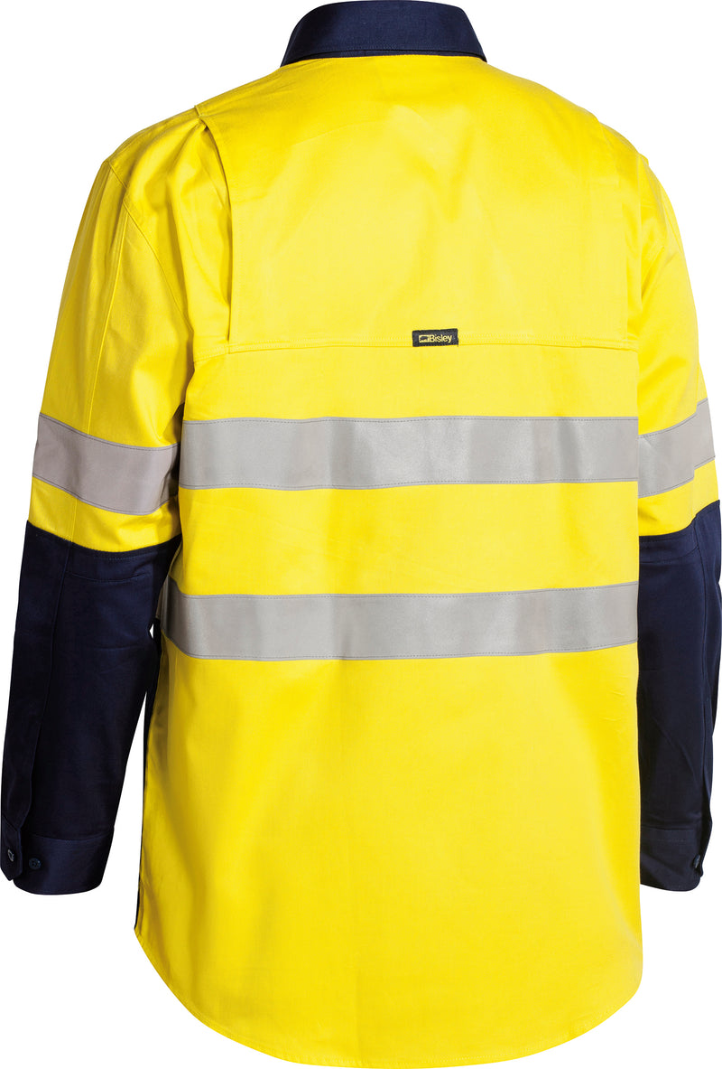 Load image into Gallery viewer, Wholesale BS6448T Bisley 3M Taped Two Tone Hi Vis Mens Industrial Cool Vent Shirt Printed or Blank
