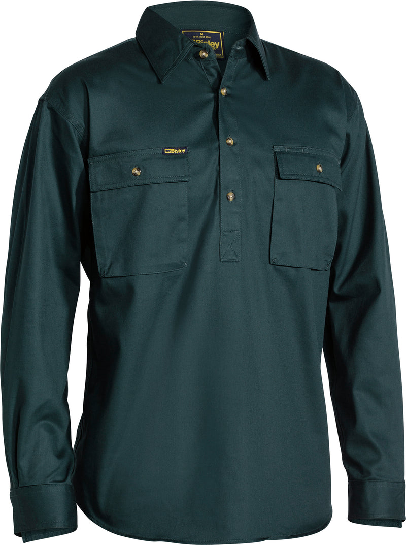 Load image into Gallery viewer, Wholesale BSC6433 Bisley Closed Front Cotton Drill Shirt - Long Sleeve Printed or Blank
