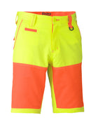 Wholesale BSH1411 Bisley Double Hi Vis Short Printed or Blank