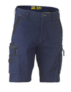 Wholesale BSHC1330 Bisley Flex & Move Stretch Utility Zip Cargo Short Printed or Blank