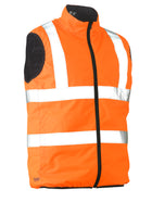 Wholesale BV0330HT Bisley Taped Hi Vis Reversible Puffer Vest Printed or Blank