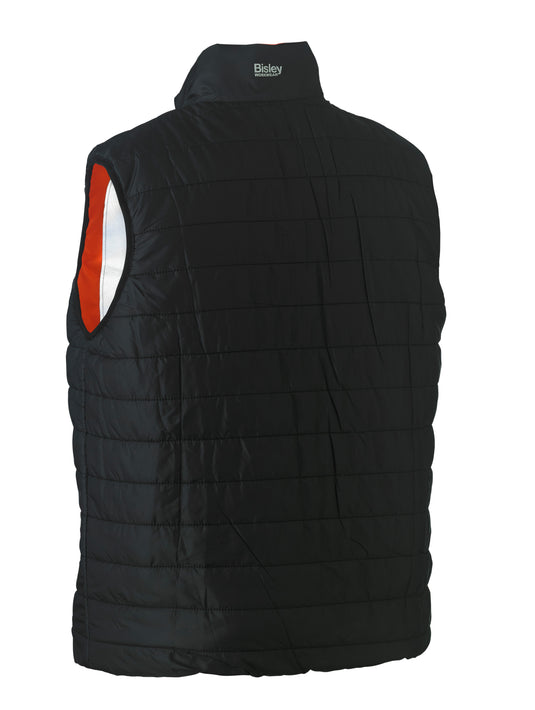 Wholesale BV0330HT Bisley Taped Hi Vis Reversible Puffer Vest Printed or Blank