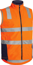 Wholesale BV0348T Bisley Taped Hi Vis Softshell Vest Printed or Blank