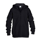Wholesale 18600B Gildan Youth Heavy Weight Zip Hoodie Printed or Blank