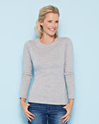 Wholesale Gildan 64400L Ladies Long Sleeve T-Shirt Printed or Blank