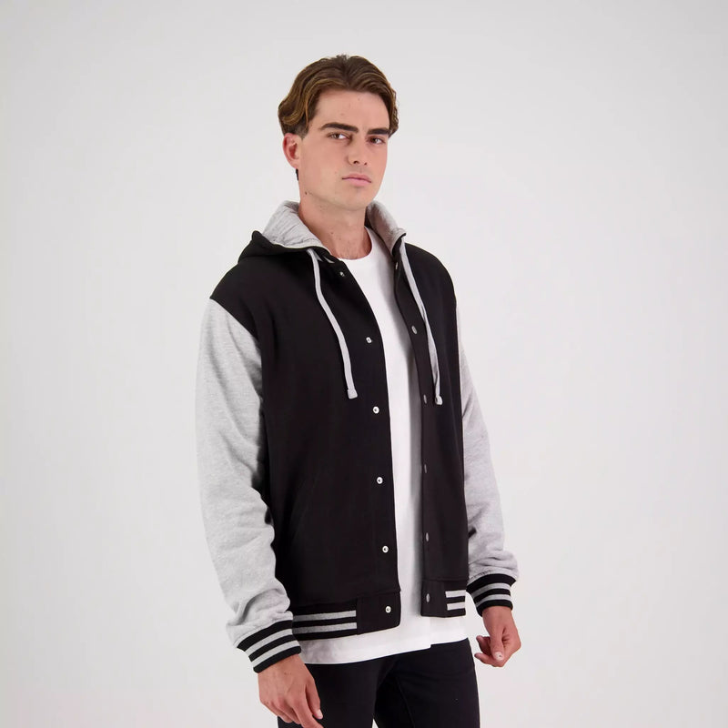 Load image into Gallery viewer, HLM  Cloke Adults Hooded Letterman Jackets
