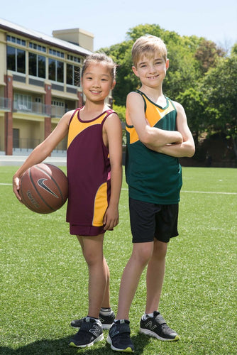 Wholesale KQS01 CF Kids Sports Singlet Printed or Blank