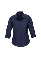 Wholesale LB3600 BizCollection Ladies Plain Oasis 3/4 Sleeve Shirt Printed or Blank