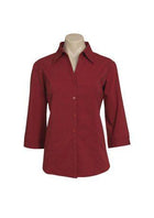 Wholesale LB7300 BizCollection Metro Ladies ¾ Sleeve Shirt Printed or Blank