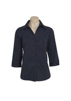 Wholesale LB7300 BizCollection Metro Ladies ¾ Sleeve Shirt Printed or Blank