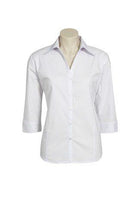 Wholesale LB7300 BizCollection Metro Ladies ¾ Sleeve Shirt Printed or Blank