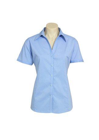 Wholesale LB7301 BizCollection Metro Ladies Short Sleeve Shirt Printed or Blank
