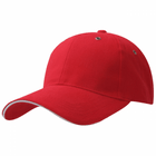 Wholesale M6001 Metal Sandwich Peak Cap Printed or Blank